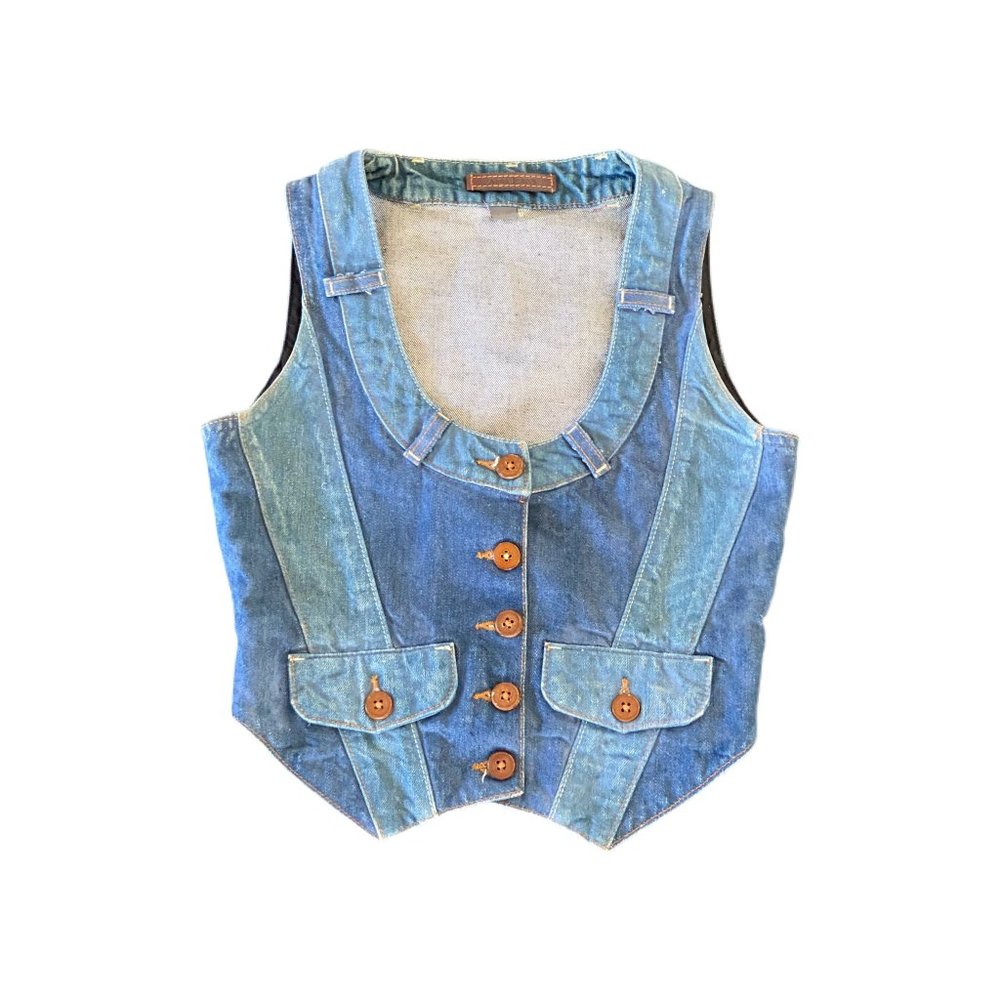 Acne Jeans Denim Vest - 34/XS